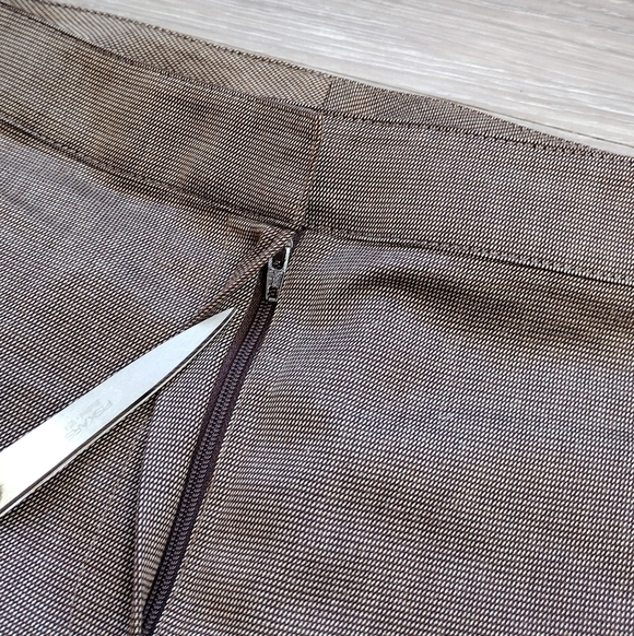 St. John Wool Blend High Rise Trouser Pants - Picture 6 of 10